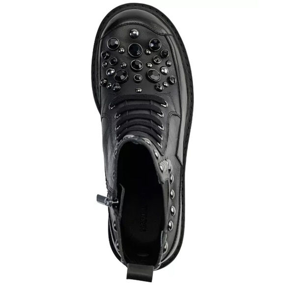 KARL LAGERFELD BRECK STUDED BOOTIE - Picture 5 of 5